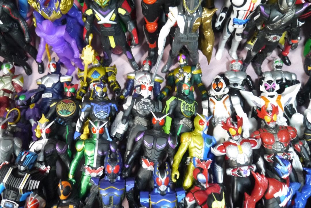 ライダーヒーローシリーズ　ビッグサイズソフビフィギュア　130体セット