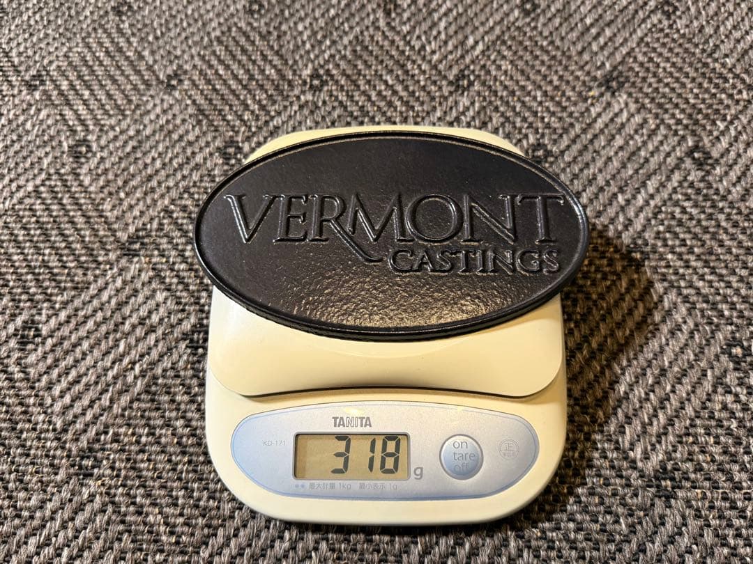 VERMONT CASTINGS 鋳鉄製　エボニー色 カラーサンプルプレート