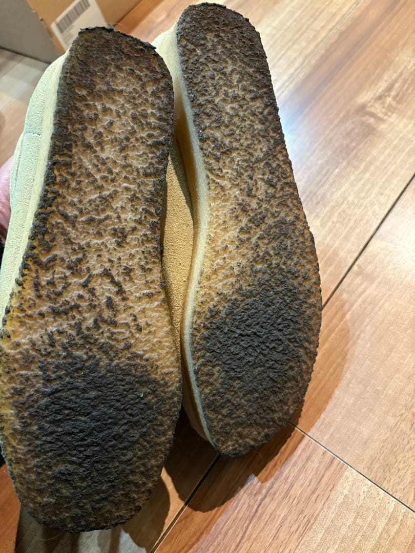 【極美品】CLARKS ORIGINALS ベージュ クラークス　ワラビーUK5