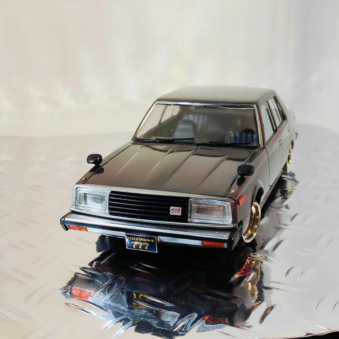車プラモデル　アオシマ1/24　 日産ジャパン4ド　組み立て済み完成品