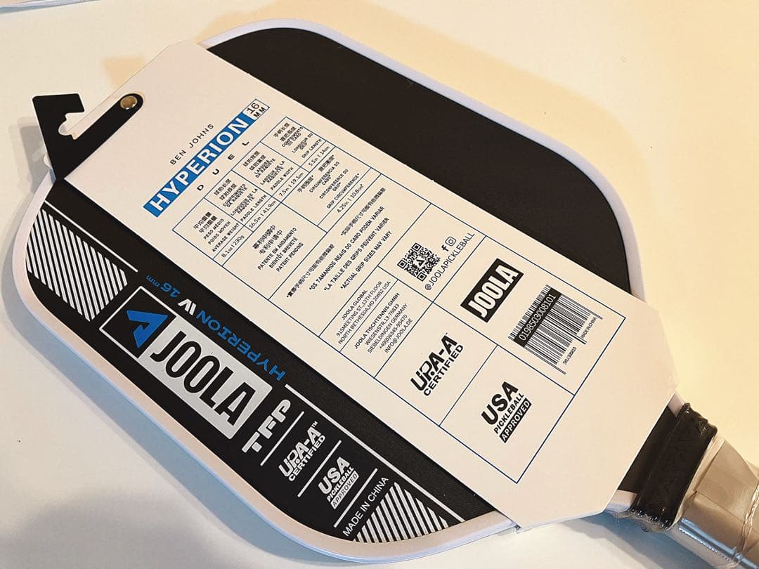 ハイペリオン IV 16 mm UPA-A認証 ピックルボール　パドル