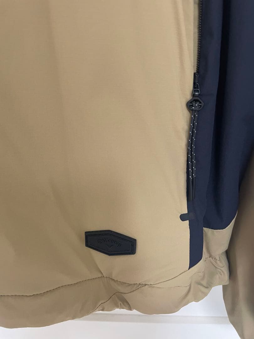 CALLAWAY フード付きジャケット L ベージュ/黒