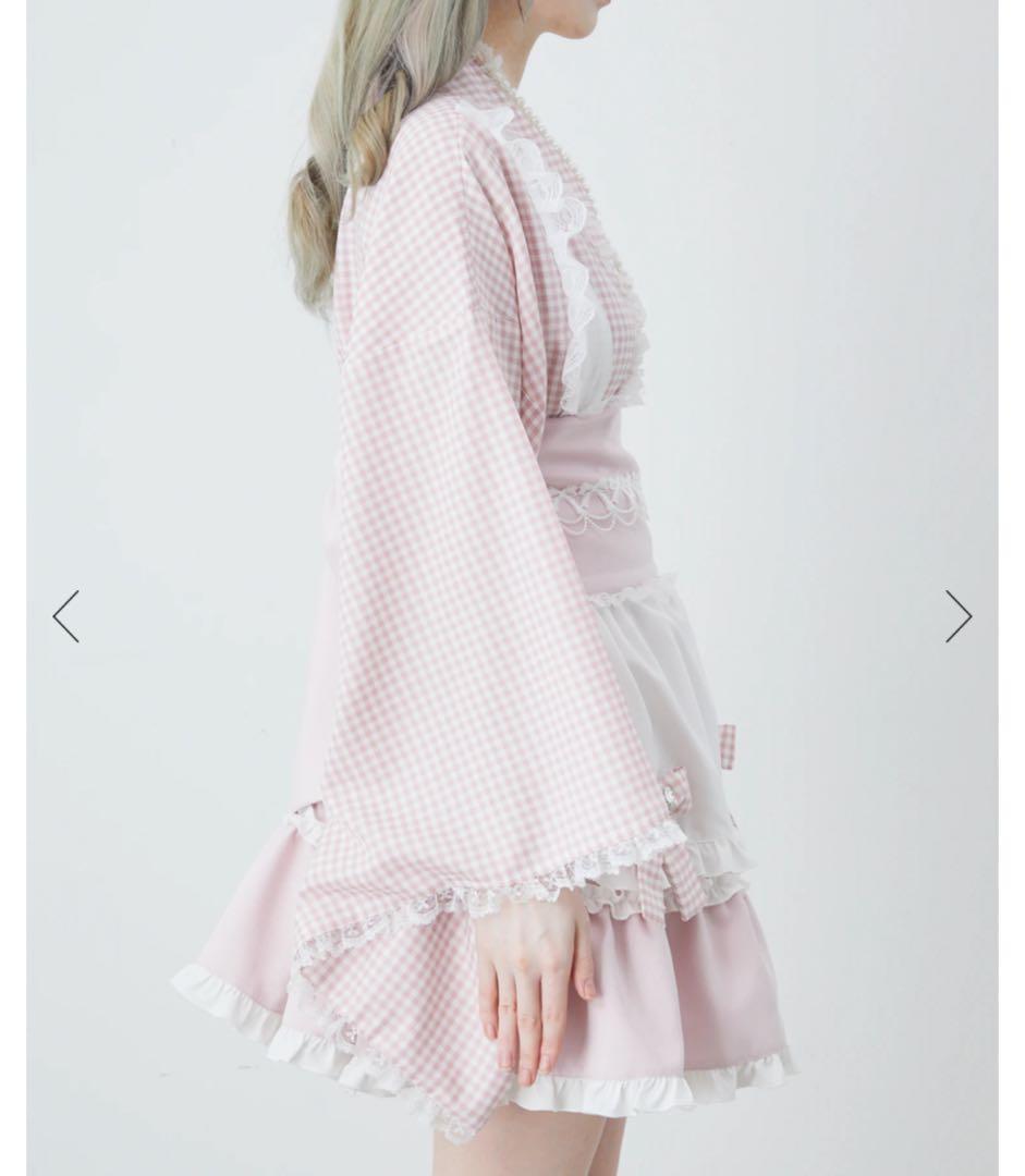 Ank Rouge☆ギンガムメイド浴衣ドレス