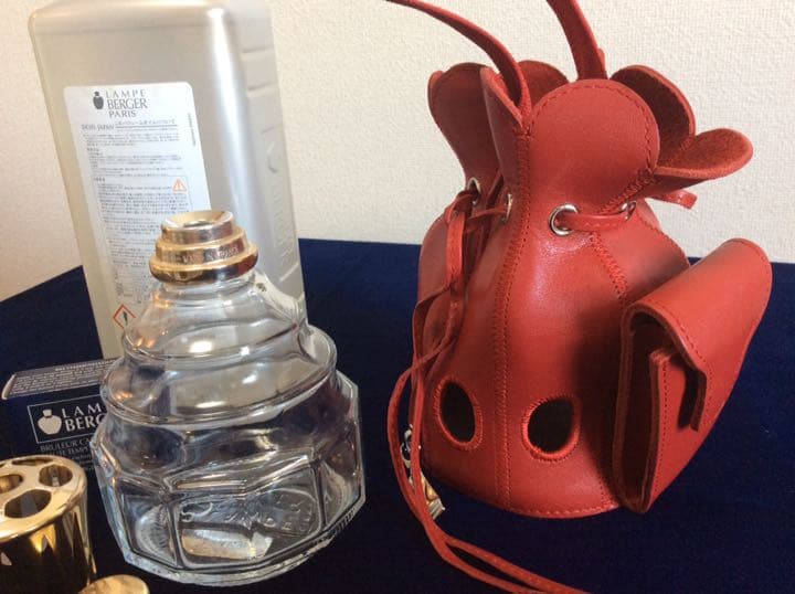 【再出品・特価】☆ランプベルジェ　ランプとオイルのセット◎持ち運びケース付き☆