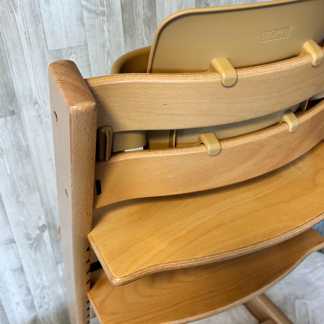 ストッケ　トリップトラップ　ベビーチェア+ベビーセット　ナチュラル　シリアル6