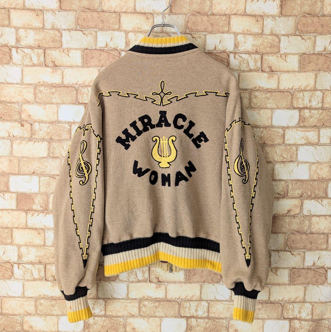 ⭐【珍品‼ロカビリー】MIRACLE WOMAN リバーシブル スカジャン 龍