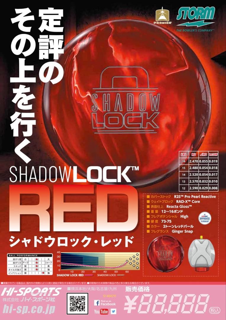 ★値下★15ポンド試投のみ★プラグ済★シャドウロックレッド★ストーム★