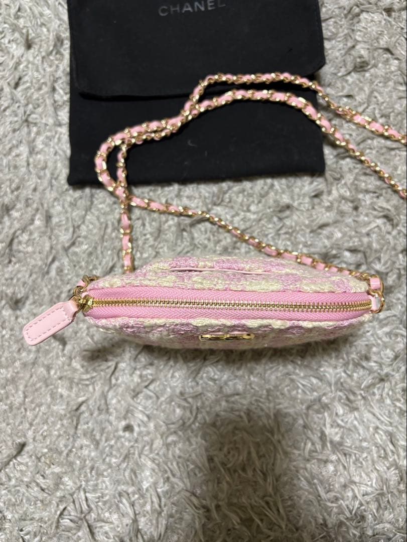 CHANEL ツイードバッグ ピンクチェック　ノベルティ