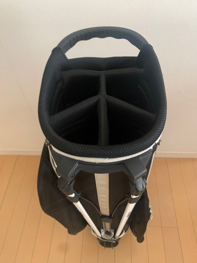 BRIEFING キャディバッグ CR-4 #2 ブラック/ホワイト