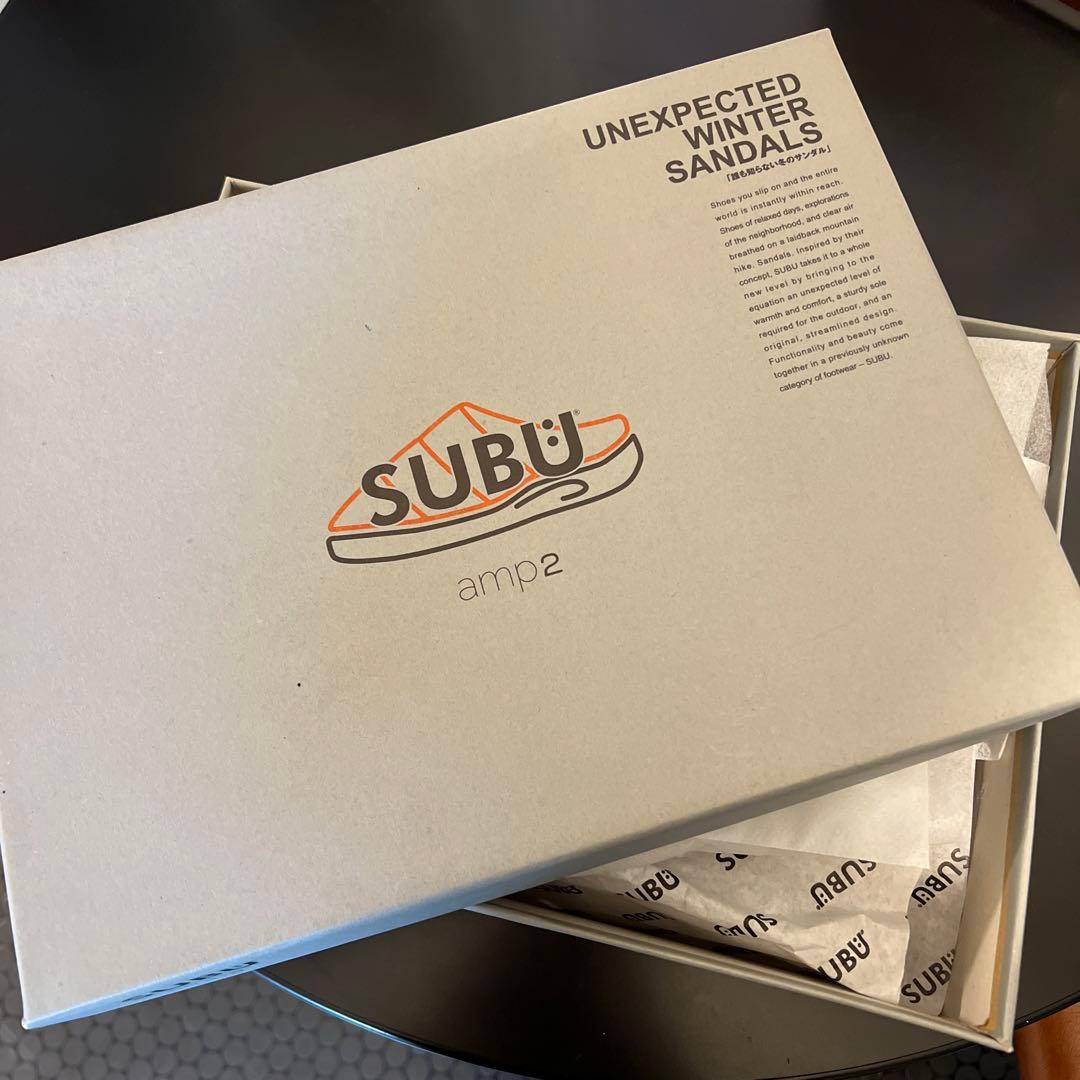 SUBU amp2 サンダル ブラック