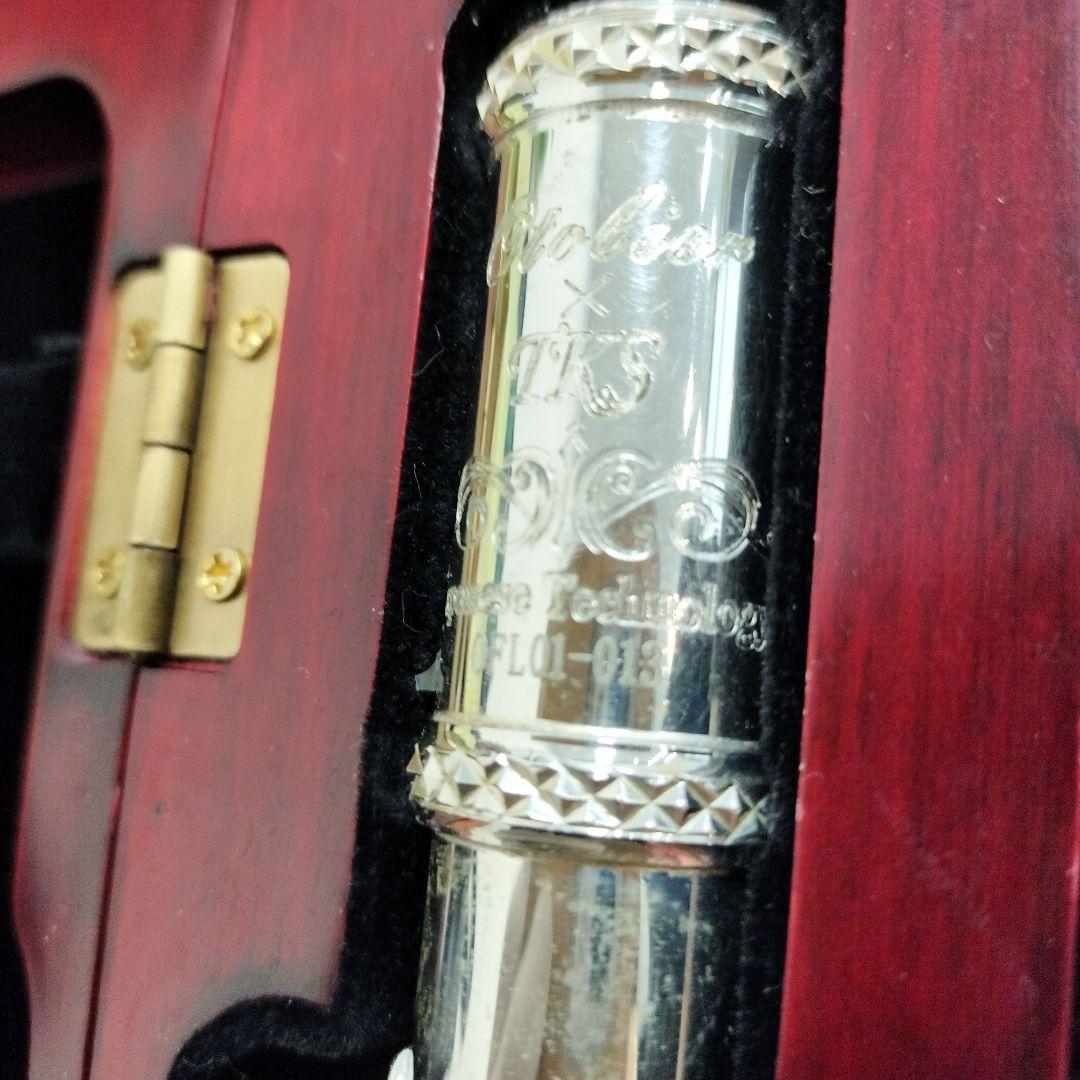 OTOLIER 頭部管銀製 彫刻入りフルート 高級木製ケース