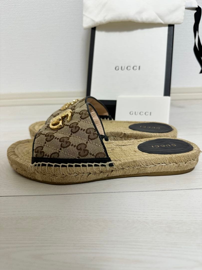 PHSGUCCI GGロゴ エスパドリーユサンダル