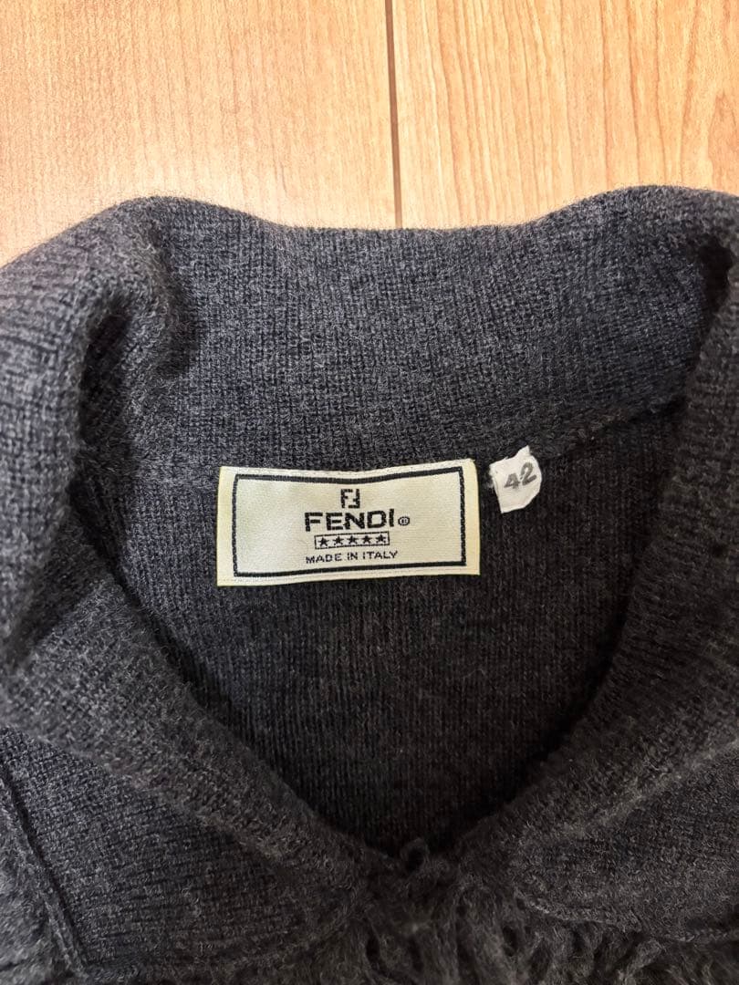 Fendi ヴィンテージ　フリンジ　ミニワンピース