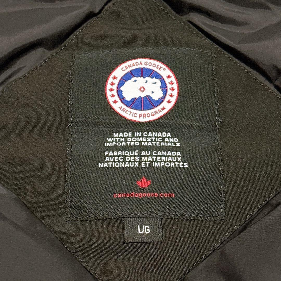 新品同様✨　カナダグース　ダウンジャケット　ファー　ブラック　L メンズ