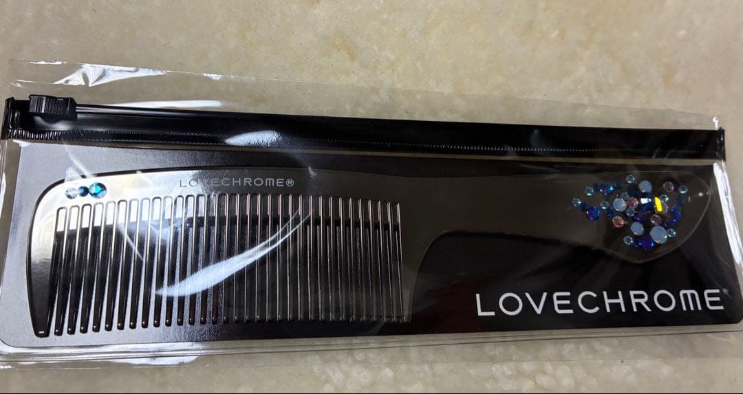 ラブクロム　プレシオサ　ハワイ　テツキ　コーム　スワロフスキー　ブルー　新品