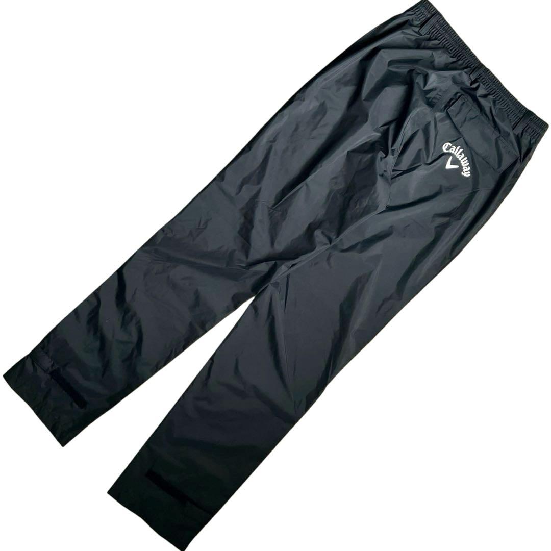 【美品】 Callaway メンズ レインウェア セットアップ S 収納袋付き