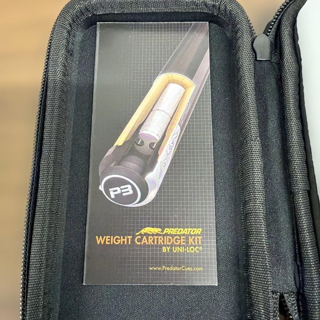 ビリヤード　ウエイトボルト　プレデターP3用　ウエイトカートリッジキット