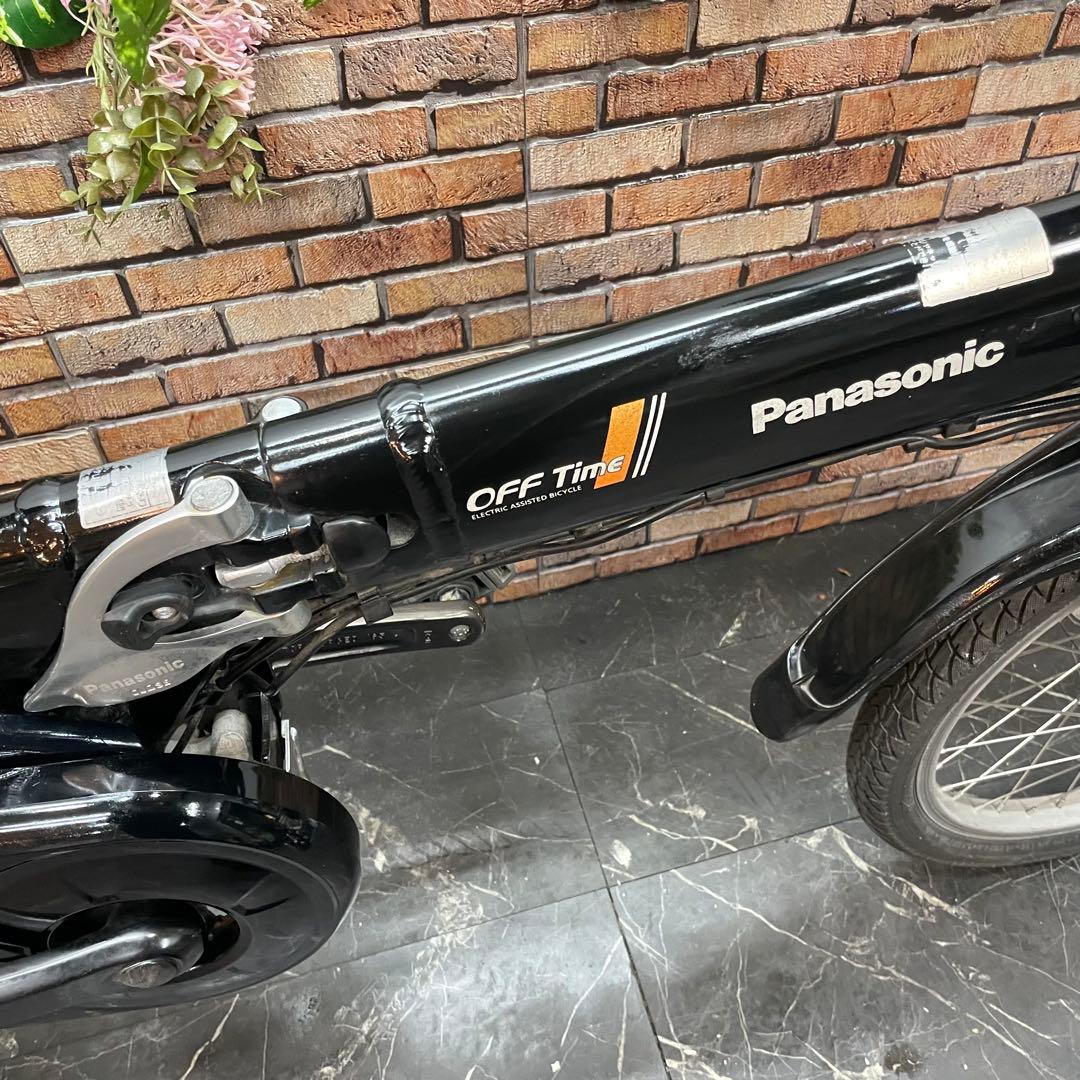 【99】折りたたみ電動自転車 Panasonic OFFTime ブラック 20