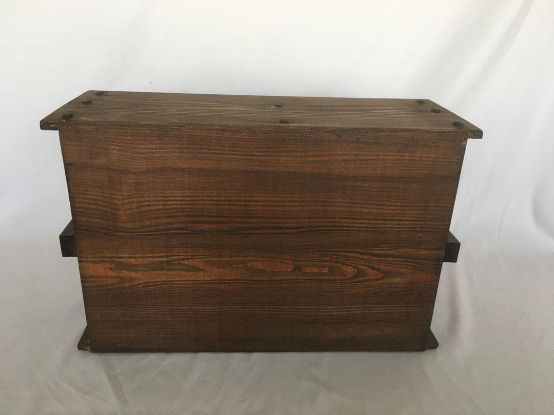 木製 手提げ 道具入れ 昭和レトロ