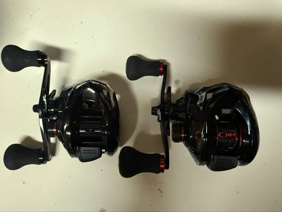 SHIMANO 炎月BB 101PG & 101HG ベイトリールセット
