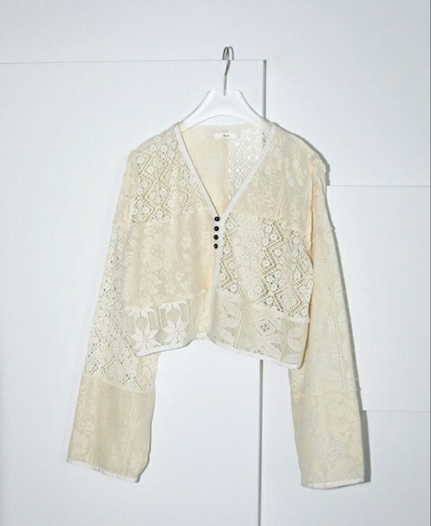 アンヌーク　anuke Patchwork Lace Cardigan