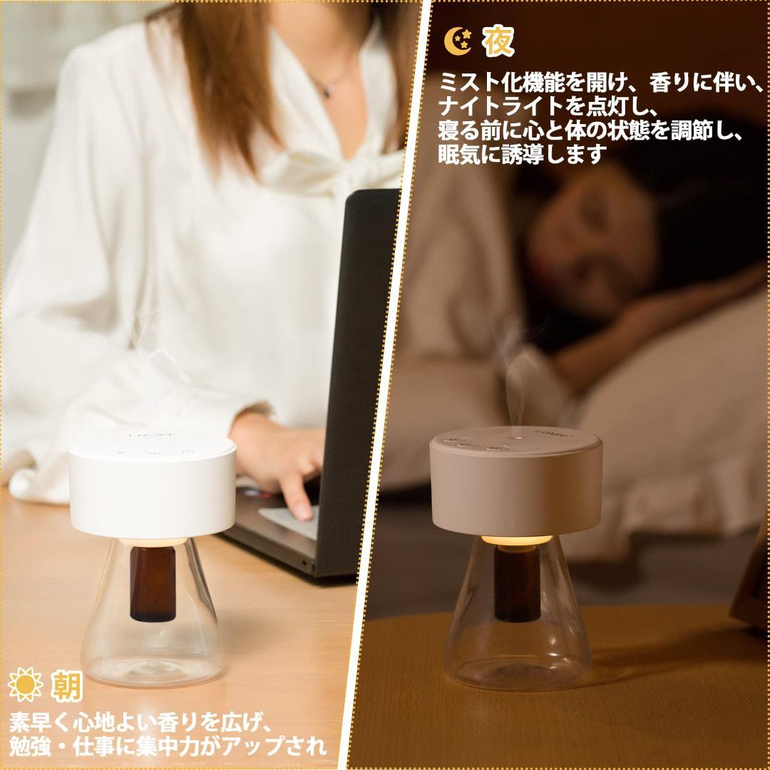 ☆自分好みにDIY　アロマディフューザー ミスト　精油　白