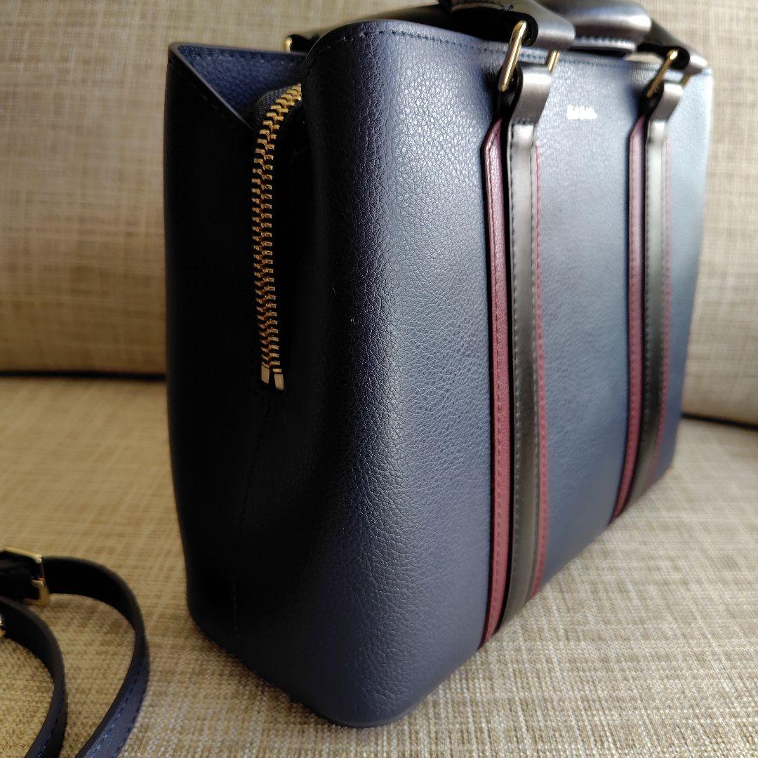 【新品未使用品】Paul Smith 2wayハンドバッグ ネイビー