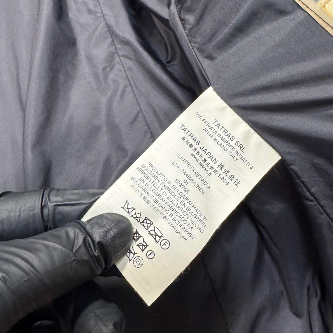 タトラス　モッズコート　ダウンライナー付き　カーキ　01 LTA17A4525