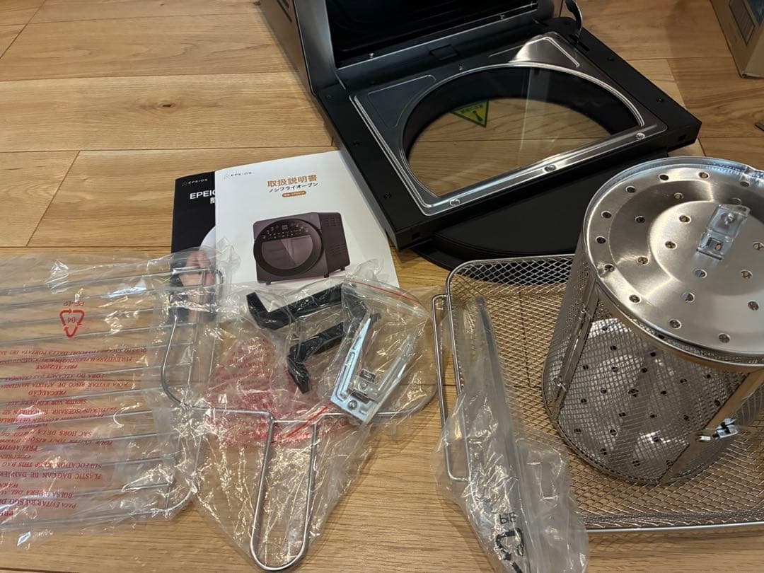 新品/大人気 Epeios ノンフライヤーオーブン 14L 1台6役・空気循環