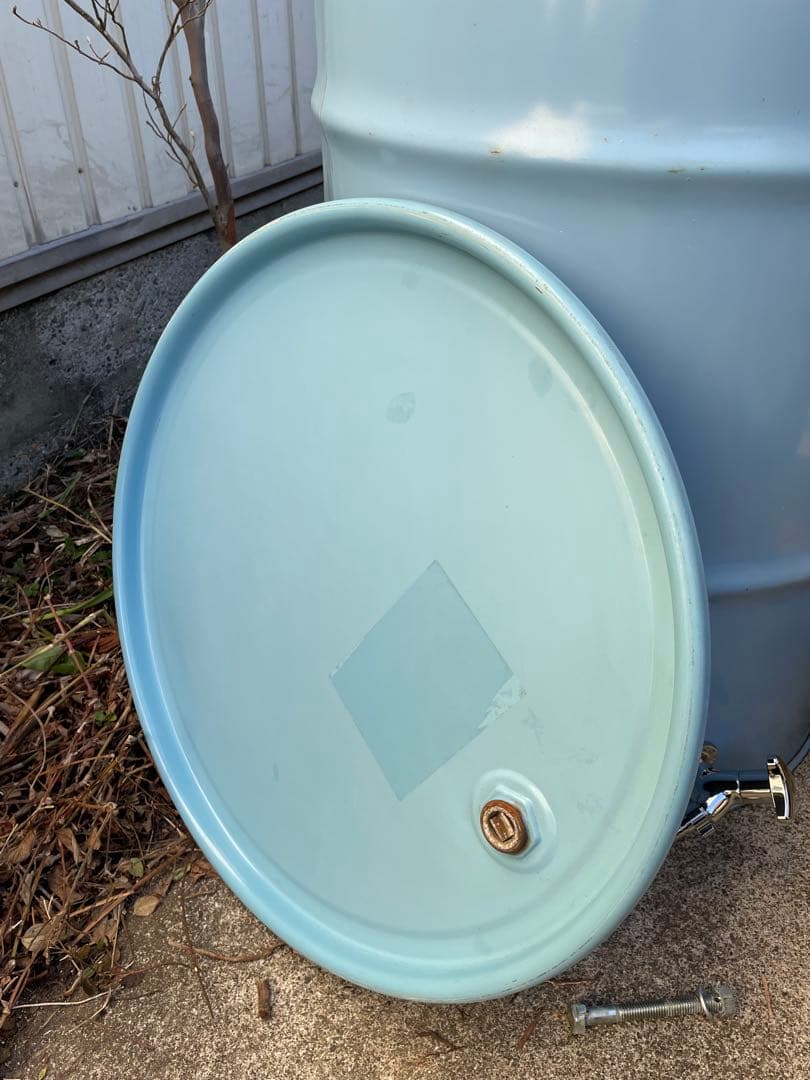 ダン・ハンフリー ドラム缶 焼却炉 半切り 蓋セット