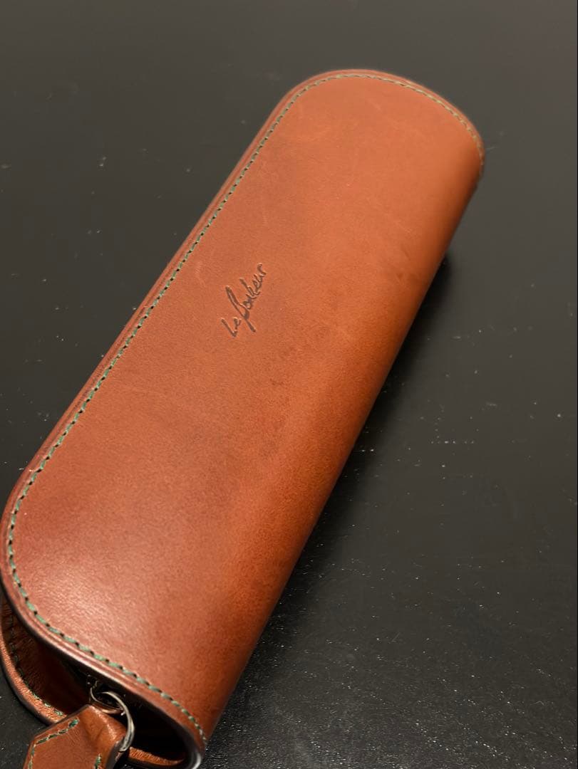 ルボナー　デブペンケース　キャメル