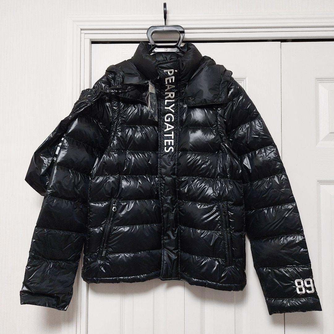 【新品未使用】パーリーゲイツ ダウン サイズ4 ブラックPEARLY GATES