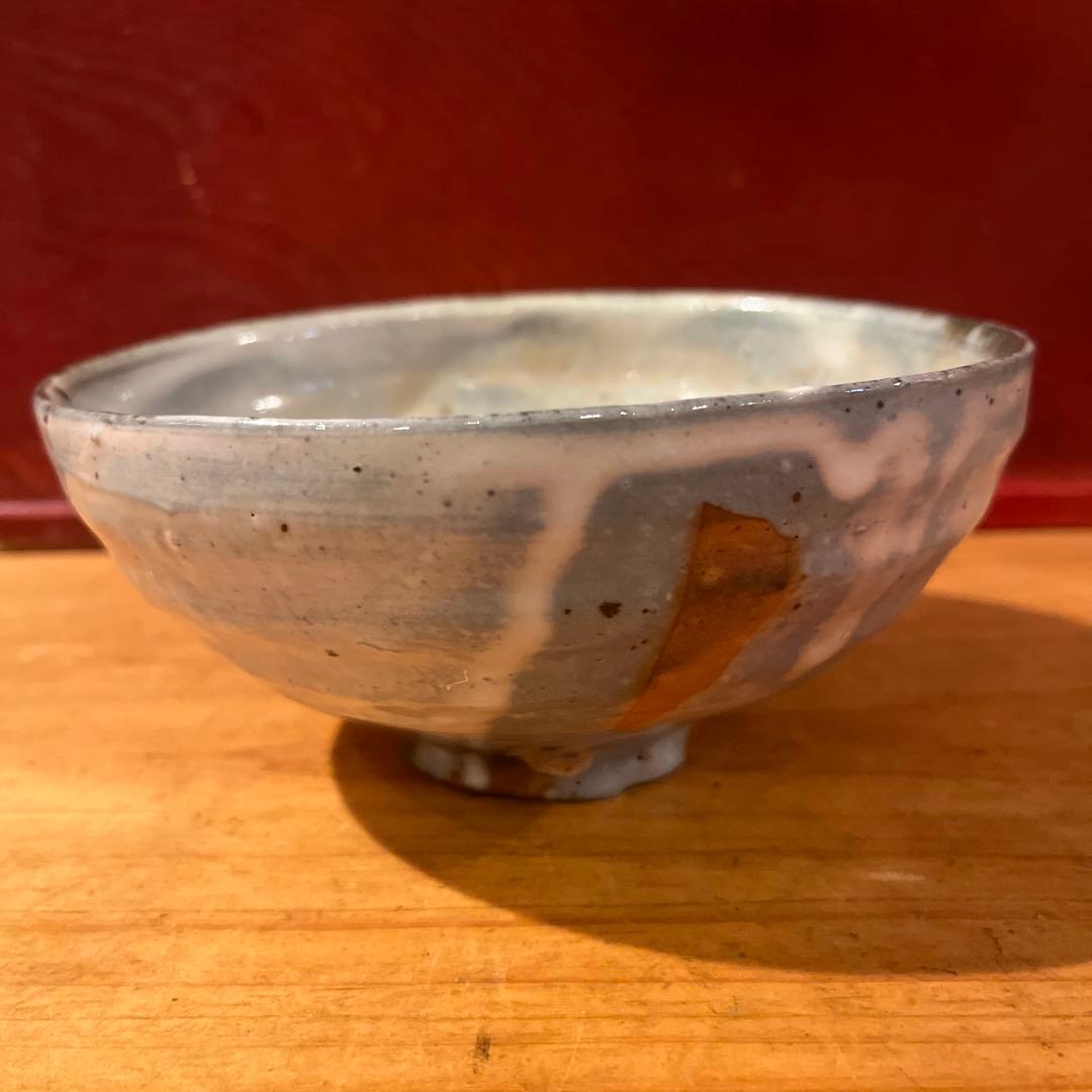 辻村塊 粉引茶碗 共箱あり