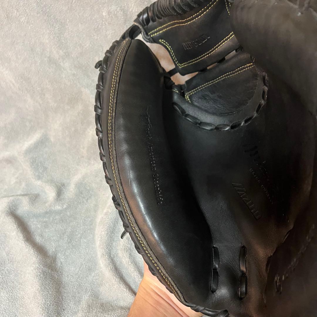 Mizuno pro 軟式キャッチャーミット　ブラック　Mマーク　値下げ不可