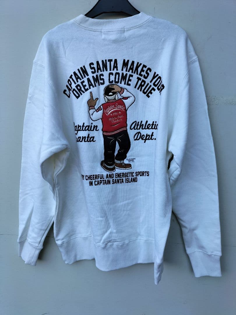 新品未使用品　キャプテンサンタ L スウェット 刺繍　スタジャン