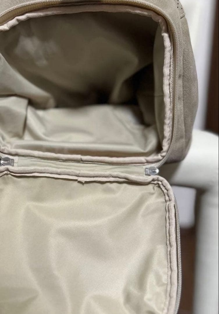 BEAMS GOLF ウルトラスエード ボストンバッグ　ベージュ