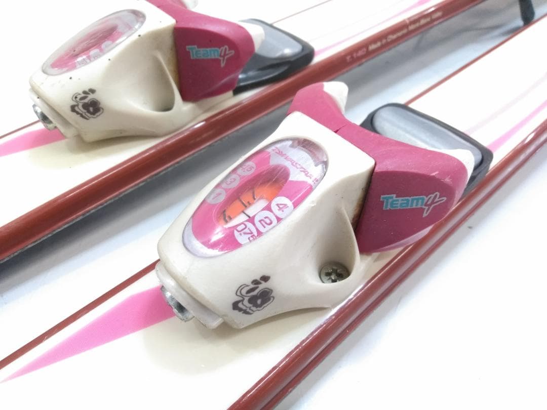 女の子 ジュニアスキー4点セット ダイナスター 140cm ブーツ 24cm◇