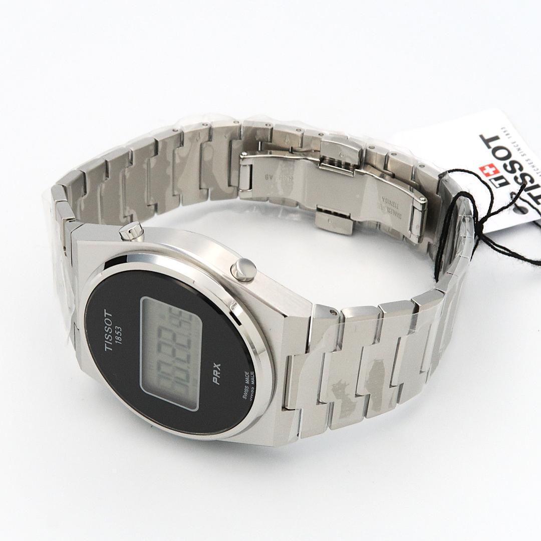 TISSOT ティソ　PRX Digital　デジタル　シルバー＆ブラック