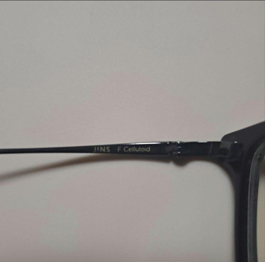 JINS セルロイド メガネ 鯖江 チタン Sabae ブラック