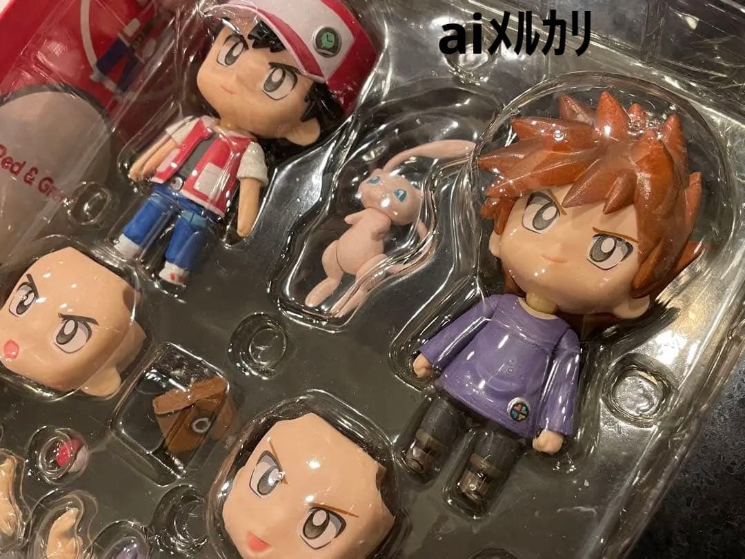 【ポケットモンスター】　レッド&グリーン　ねんどろいど　フィギュア　ポケモン