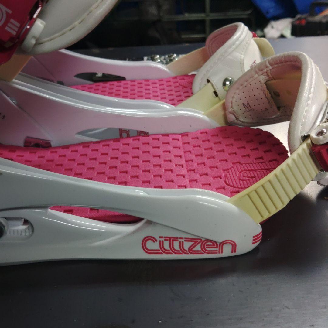 Burton Re:Flex レディース　ビンディング ホワイト/ピンク　Ｍ