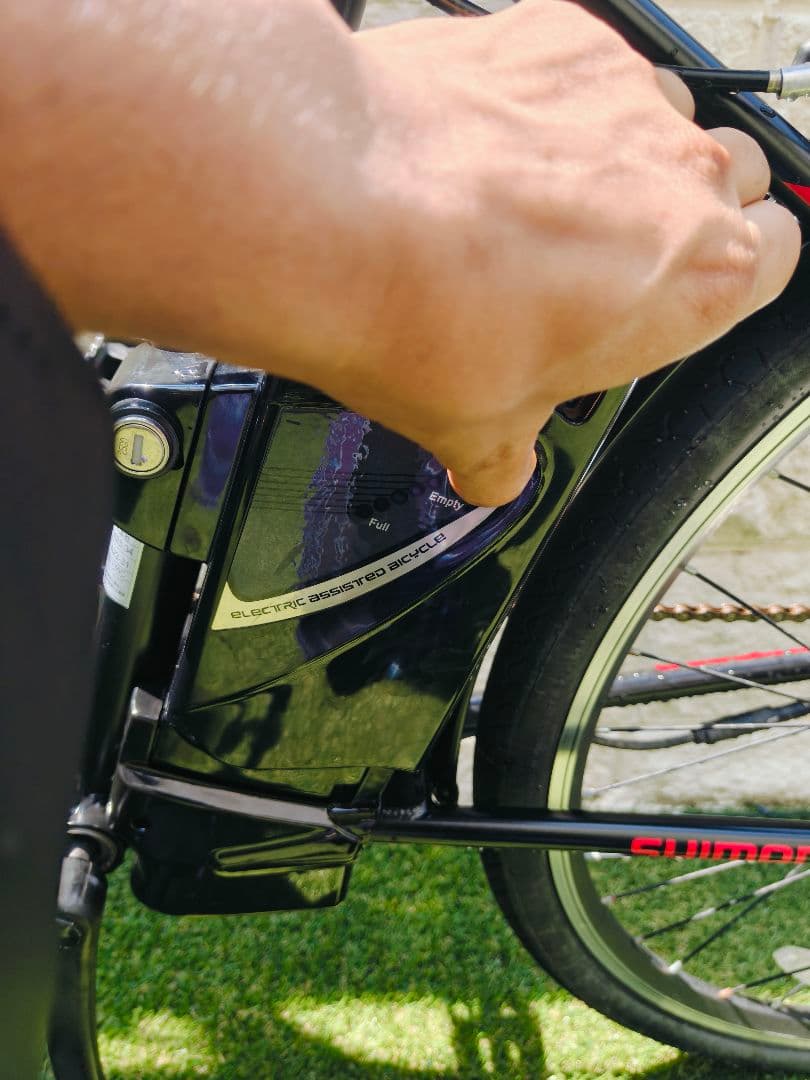 Fujin 電動自転車 26インチ 黒/赤