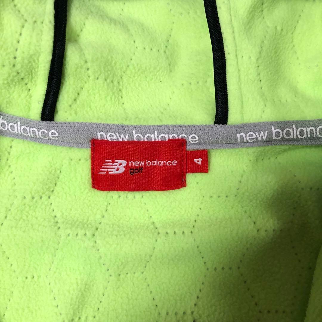 ニューバランスゴルフ ダブルジップ ボンディング パーカー 裏起毛 グレー