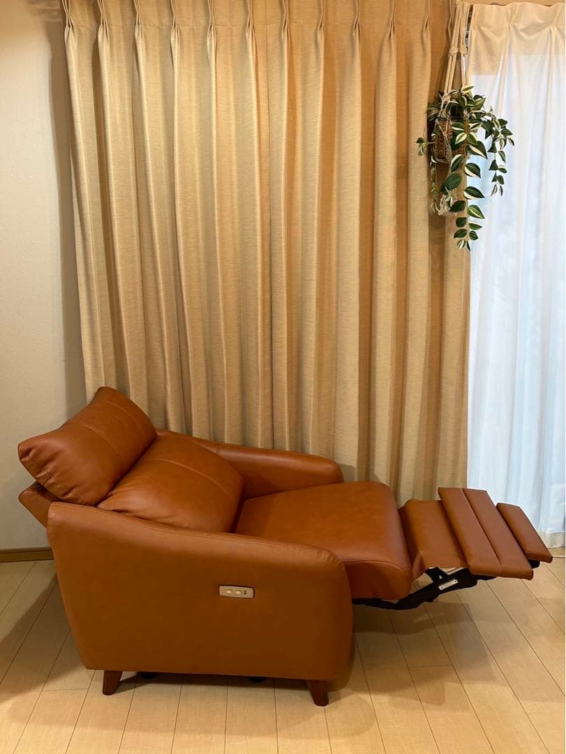 期間限定値下げ‼︎ 本革　1人掛け　電動リクライニング　ソファ　美品