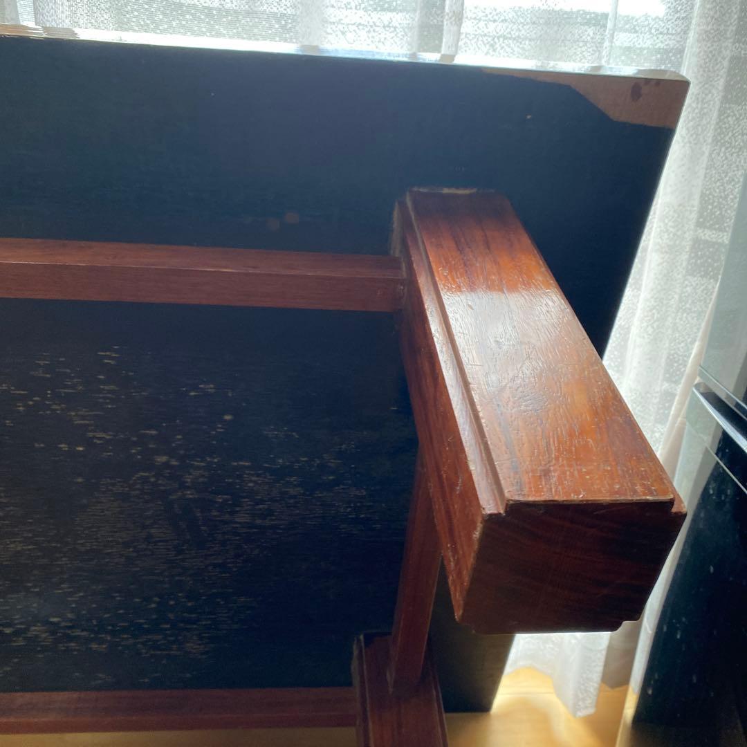 最終価格　和室　ローテーブル　木目調 木製座卓　古家具　約７４✖️１２８✖️３２㎝