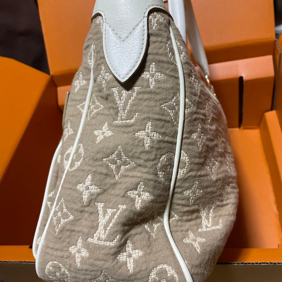 新品未使用　ルイヴィトン　ハンドバッグ　モノグラムキャンバスデニムベージュ