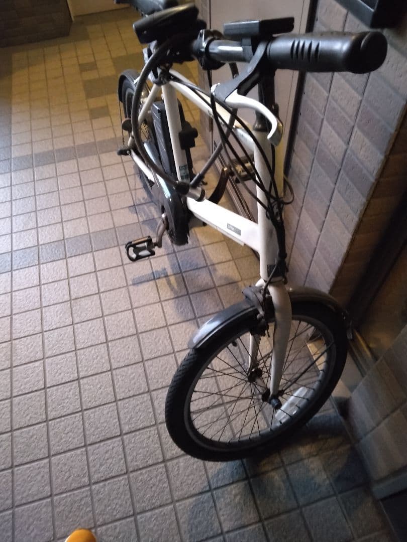 【ジャンク品】パナソニック製　ホワイト 電動アシスト自転車 スポーツタイプ