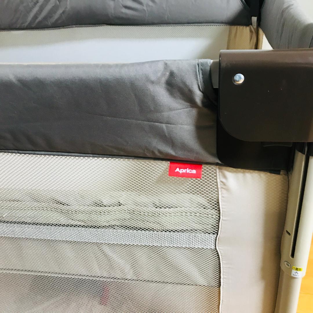 【匿名配送、送料無料】アップリカ ココネルエアー ベビーベッド ココア