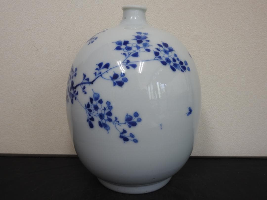 乳雀図徳利　保存箱　MA731