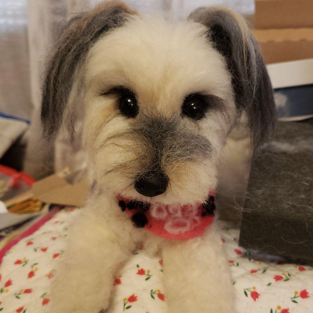 羊毛フェルト　クリステル様